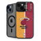 NBA Miami Heat Canvas iPhone 15 Kickstand Case